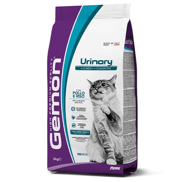 Корм для кошек сухой GEMON Cat Urinary курица с рисом 2 кг (000025790)