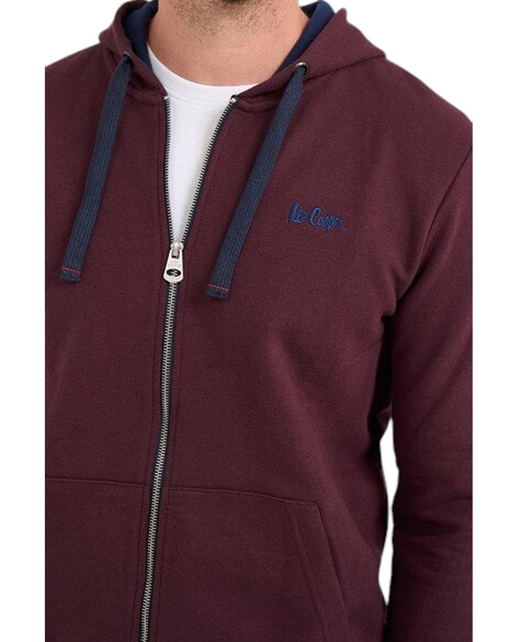 Толстовка мужская Lee Cooper 10395423.FF01 XXL Бордовый (5942723130907) - фото 2 Толстовка мужская Lee Cooper 10395423.FF01 XXL Бордовый (5942723130907) - фото 2