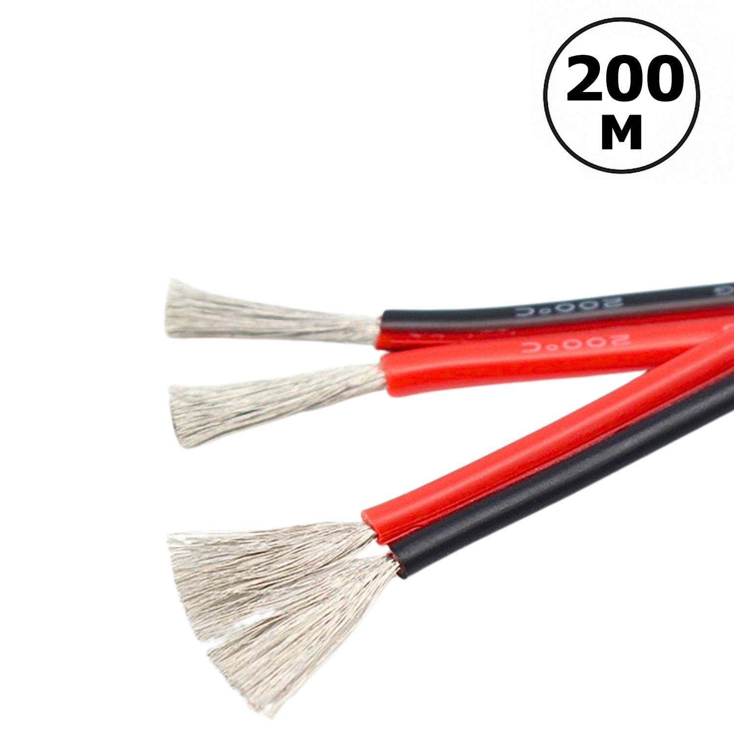 Провод экстрамягкий силиконовый двойной Premium 16AWG 2x1,25 мм2 200 м