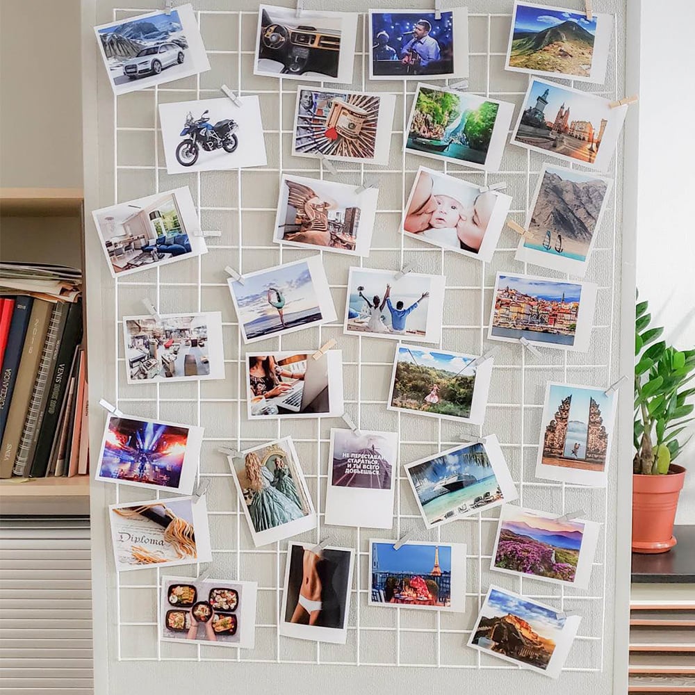 Органайзер настінний Мудборд 70х45 см прямокутний Білий (1498472)