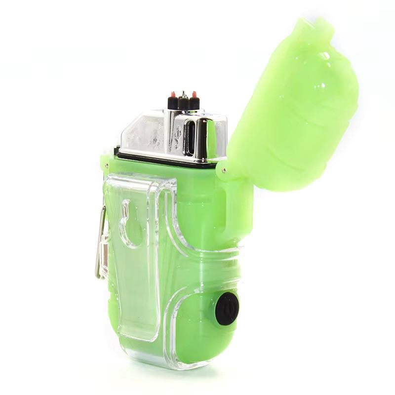 Запальничка електропульсна Solve з USB із ліхтариком водонепроникна в подарунковій упаковці (KT6007904)