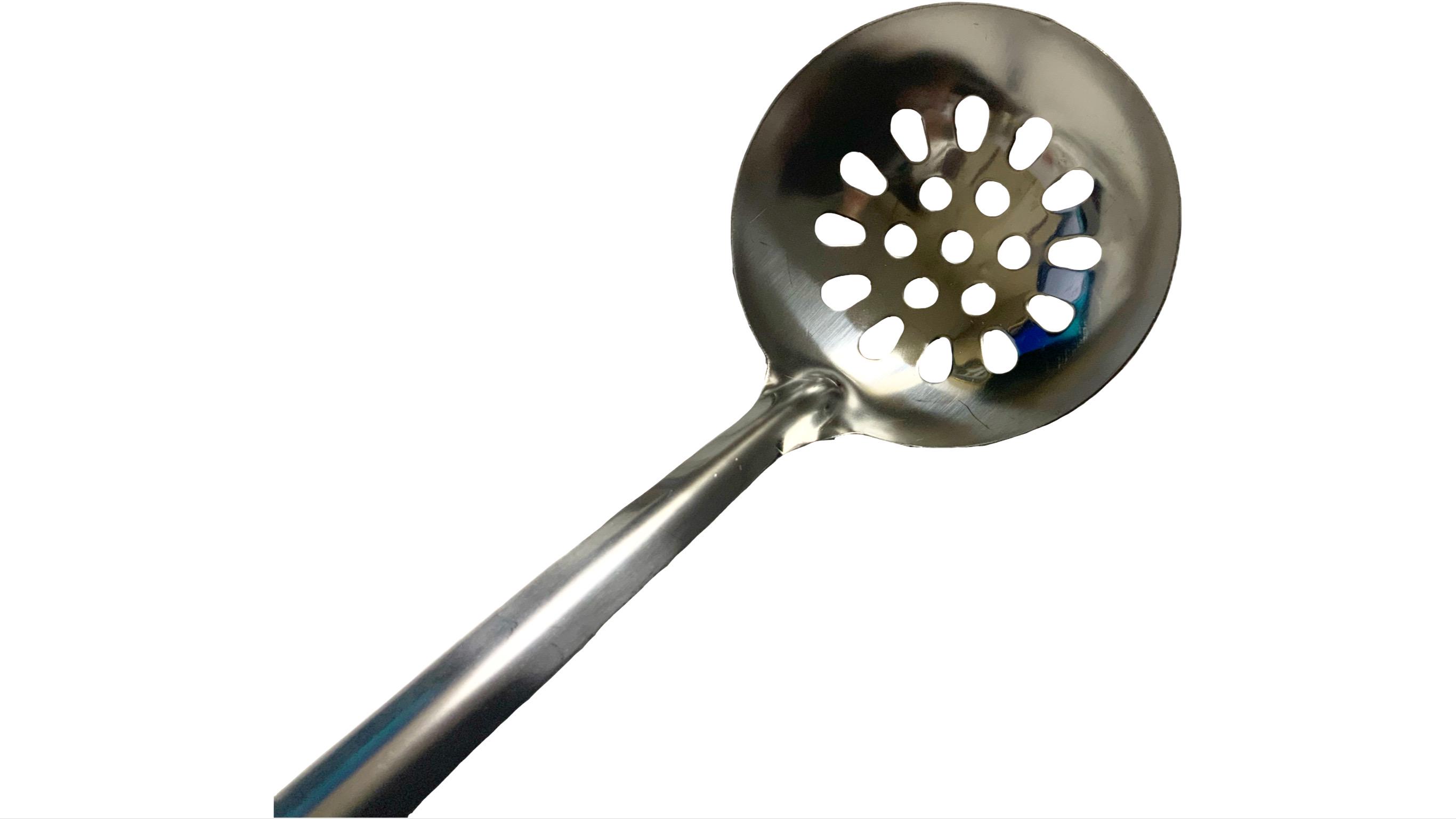 Половник-шумівка метал ø 7 см 27х2 см - фото 4 Половник-шумівка метал ø 7 см 27х2 см - фото 4