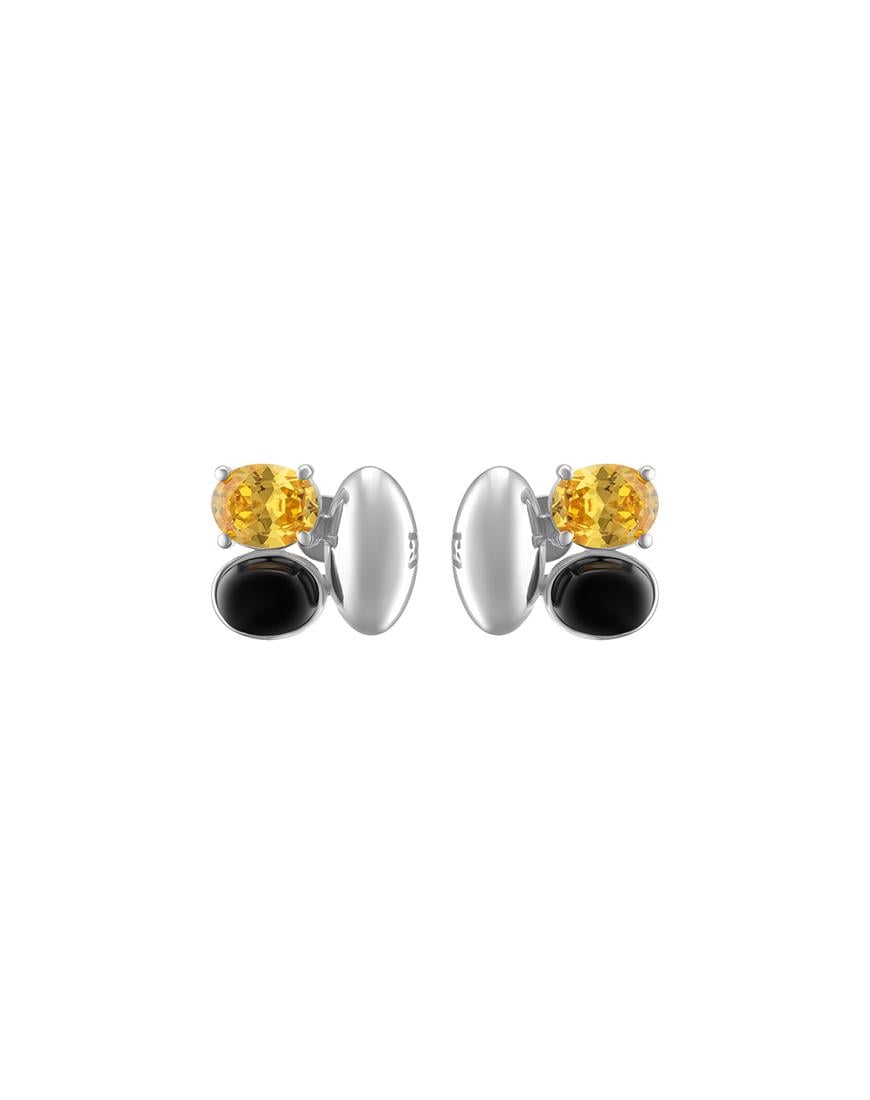 Сережки Glow & Shadow earrings жіночі RIMMART JEWELRY срібні One size
