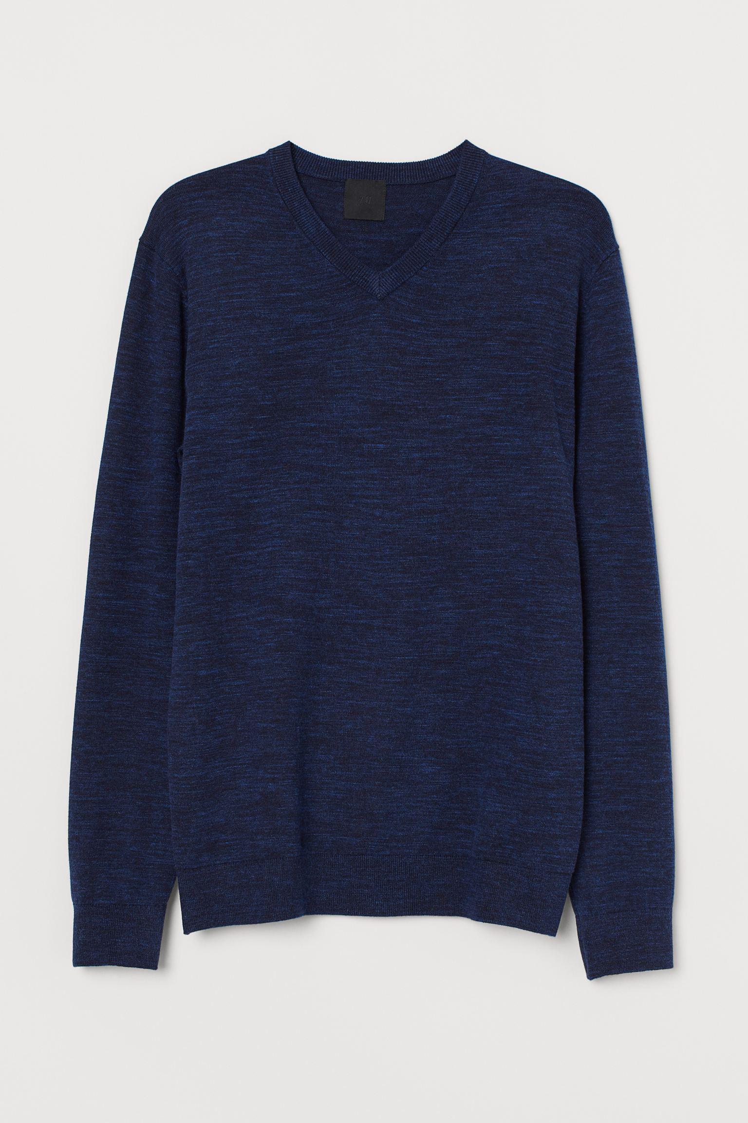 Джемпер H&M S Темно-синий меланж (1612787123)