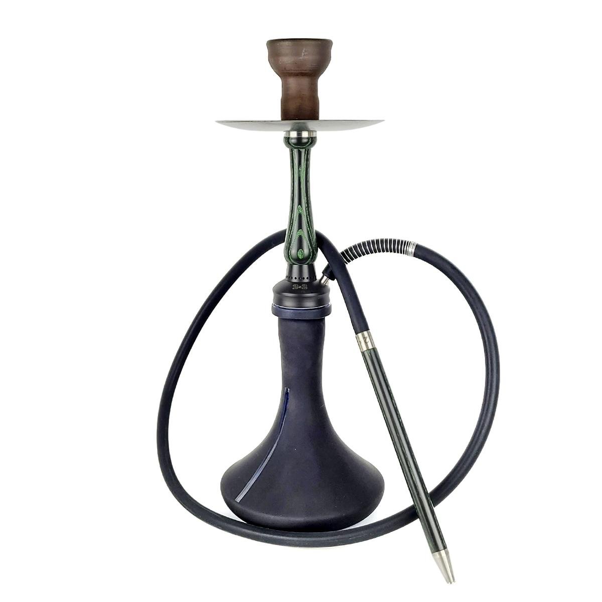 Кальян 2х2 Hookah Medium Green Craft Black Matt (8204-203) - фото 1