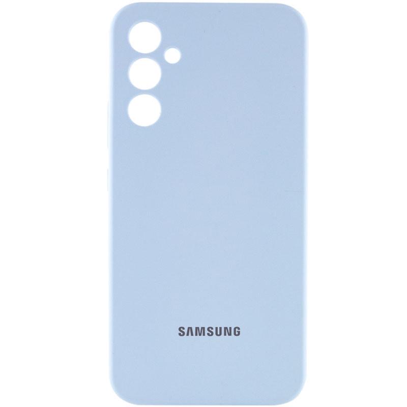 Протиударний чохол Silicone Cover Lakshmi Full Camera (AAA) with Logo для Samsung Galaxy S24+ Синій / Sweet Blue