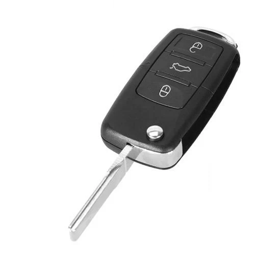 Заготовка-корпус для ключа зажигания автомобиля под чип ID48 1J0959753DA 3 кнопки для Volkswagen Seat Skoda Black (498013) Заготовка-корпус для ключа зажигания автомобиля под чип ID48 1J0959753DA 3 кнопки для Volkswagen Seat Skoda Black (498013)