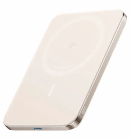 Магнитный повербанк Anker Nano Qi2 15W Ultra-Slim 5000 mAh MagSafe Battery Ultra-Fast Gold