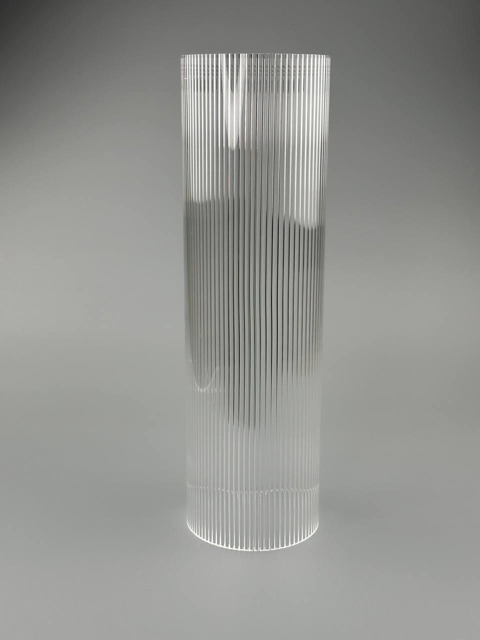 Труба светотехническая акриловая Ripple 90x800 мм толщиной 3 мм Прозрачный - фото 4 Труба светотехническая акриловая Ripple 90x800 мм толщиной 3 мм Прозрачный - фото 4