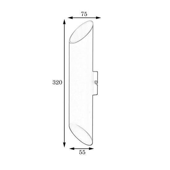 Бра MSK ELECTRIC Slice NL 3260 BK+BK (616434) - фото 3