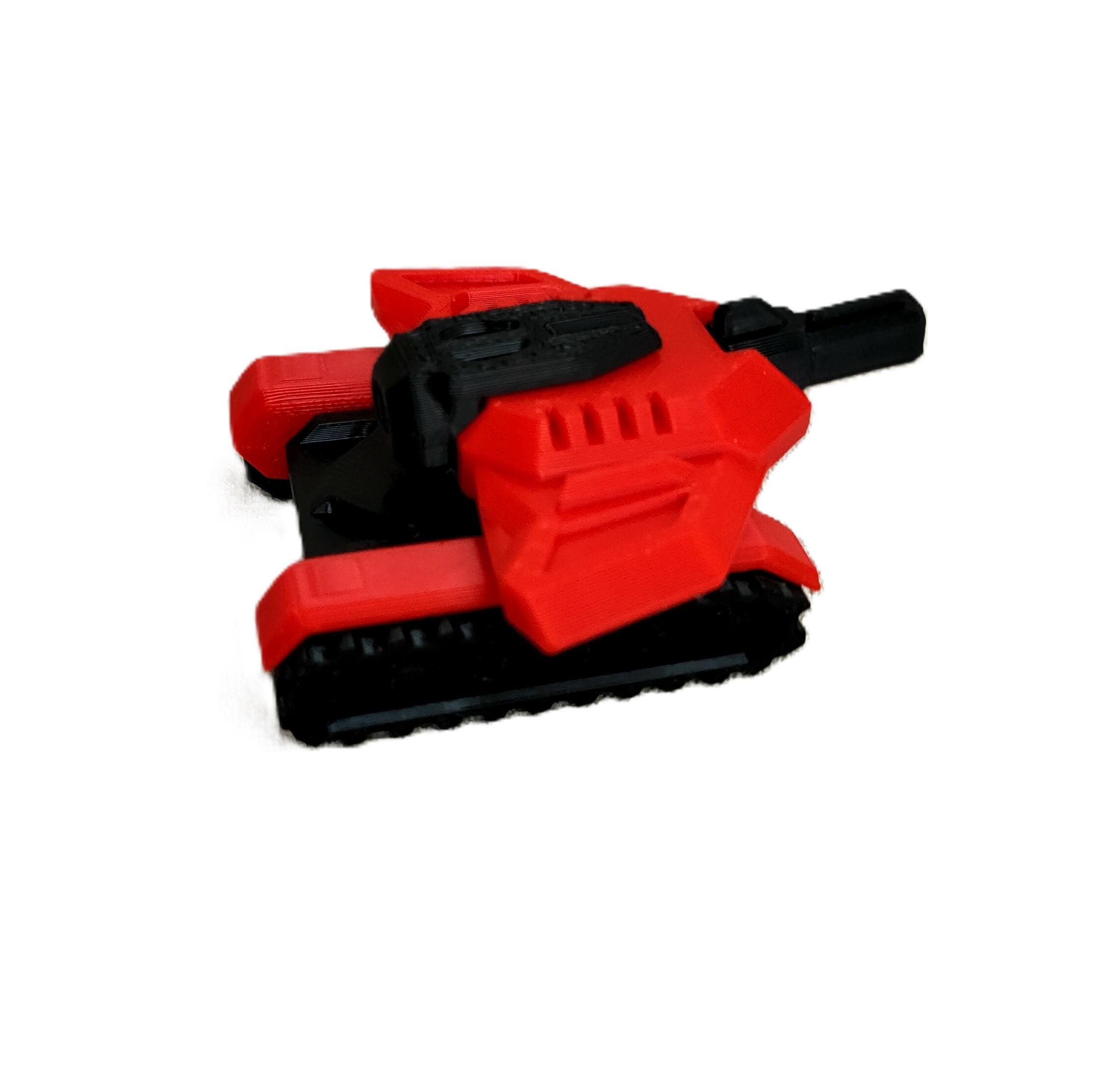 Конструктор іграшковий Jet Tank 57х57х25 мм (JTN-19G-CHK) - фото 1