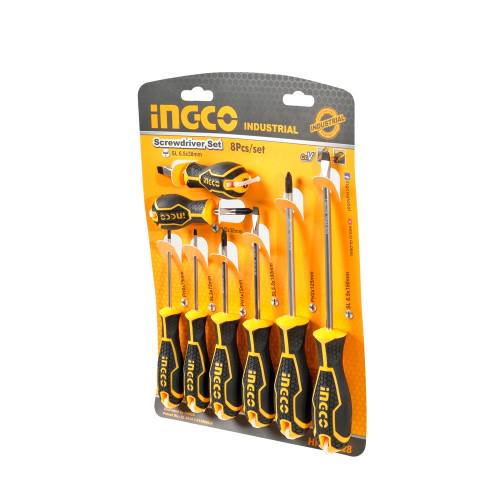 Набор отверток Ingco Industrial 8 шт. (10636435) - фото 2
