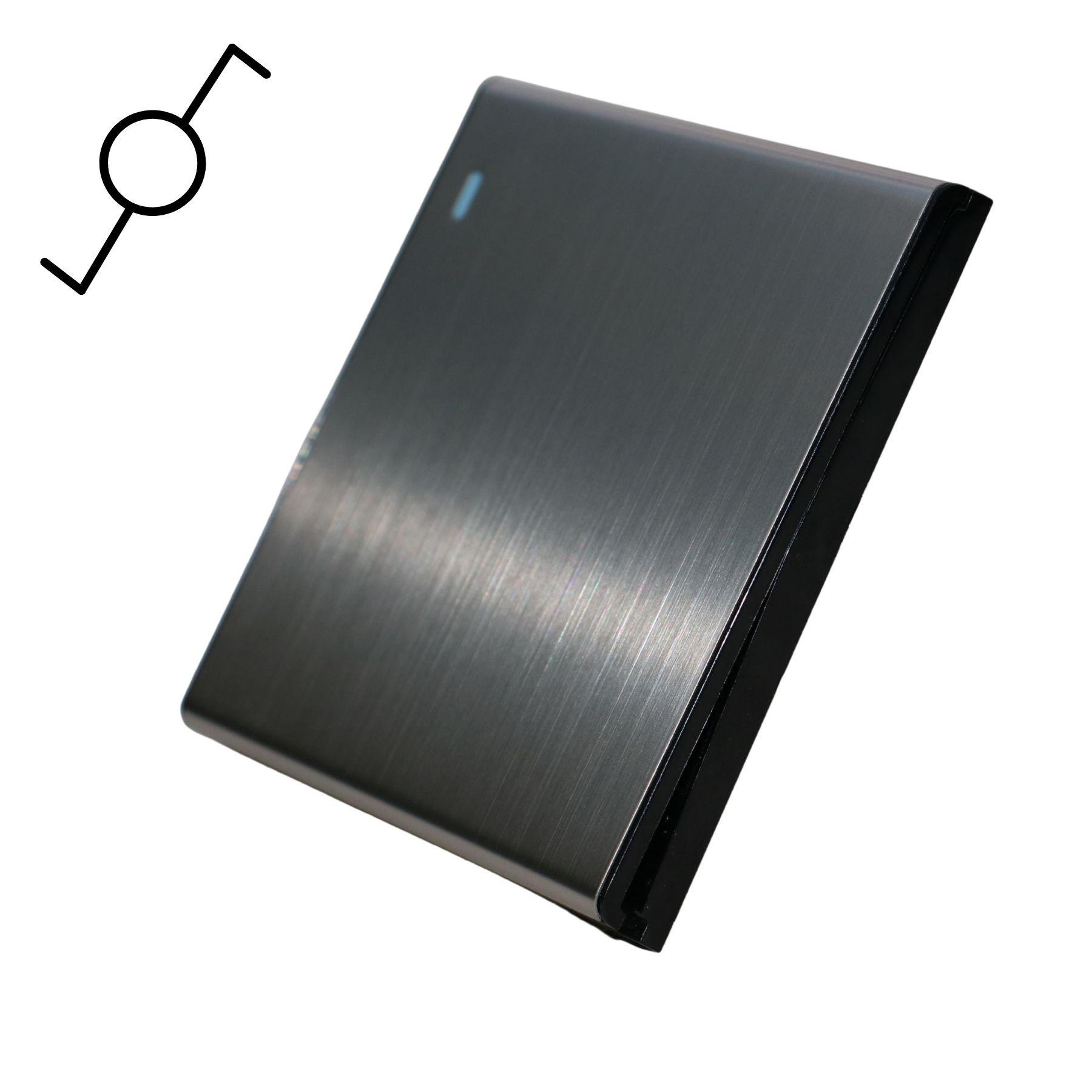 Вимикач прохідний 1 клавішний MERALLI INOX із нержавіючої сталі безрамковий (SWVK1KPR1) - фото 2