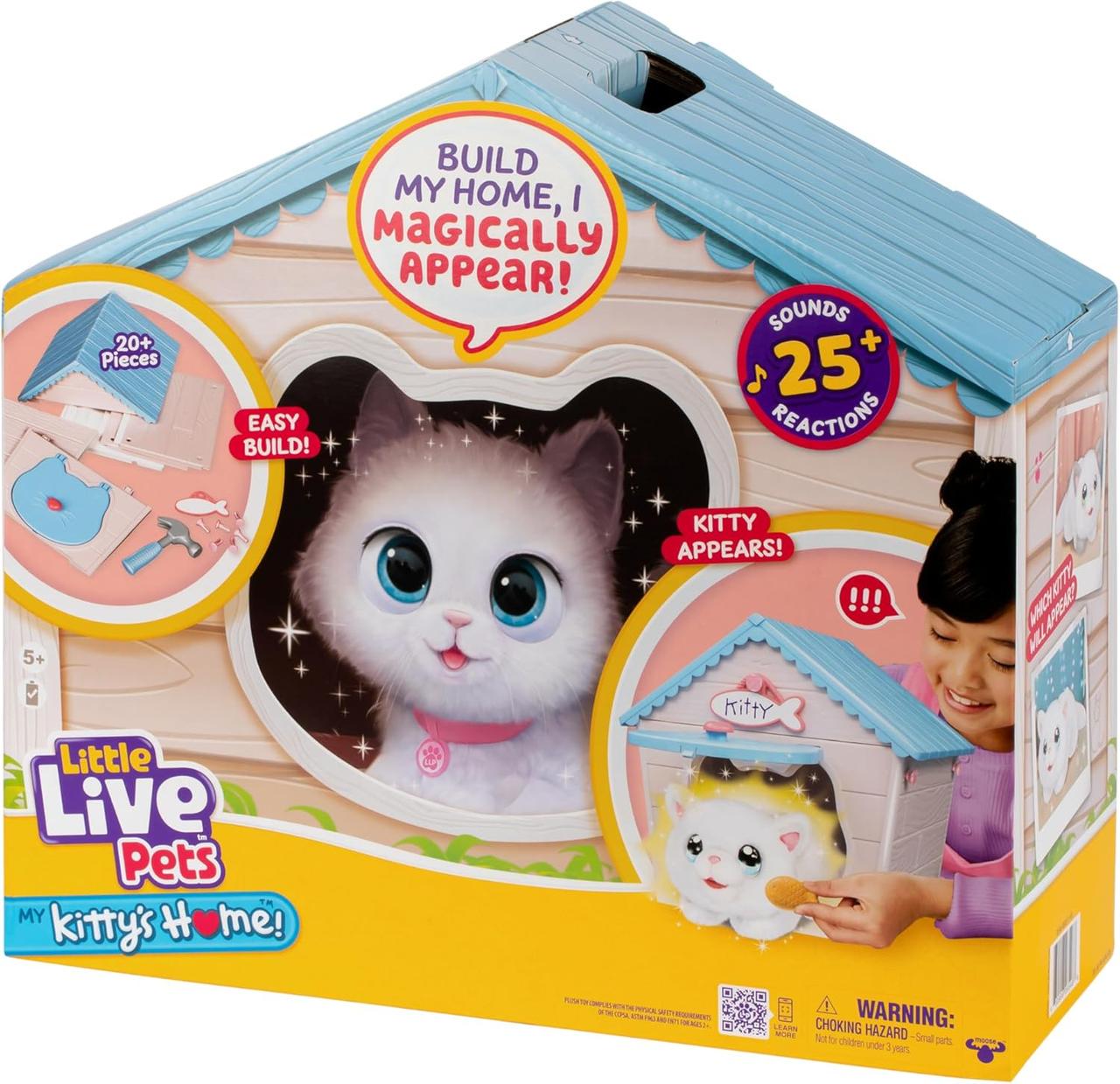 Игрушка интерактивная Домик моего котенка с сюрпризом Little Live Pets My Kitty's Home 26546 (35878418)