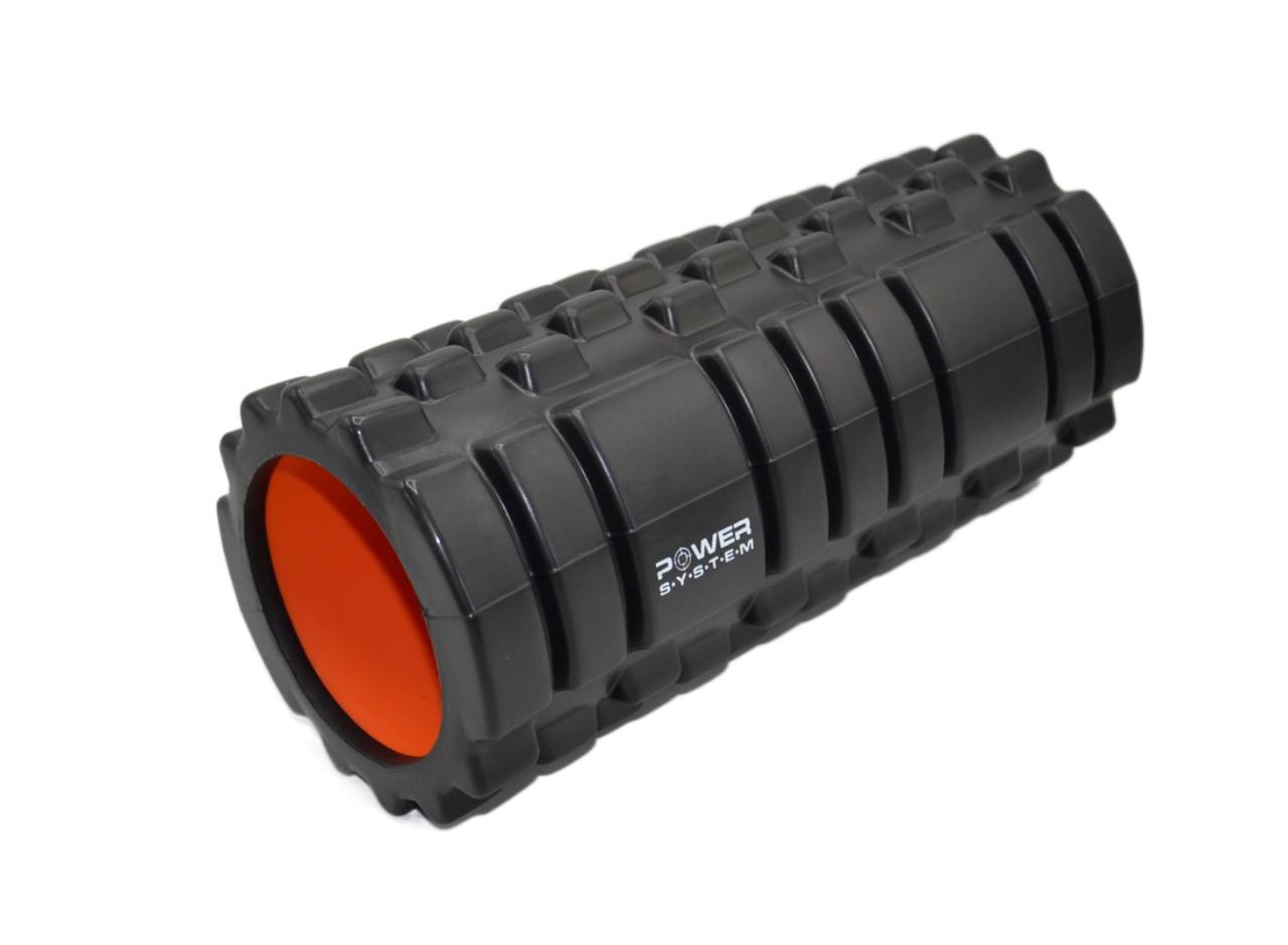 Ролик массажный Power System PS-4050 Fitness Foam Roller 33x15 см Black/Orange - фото 5