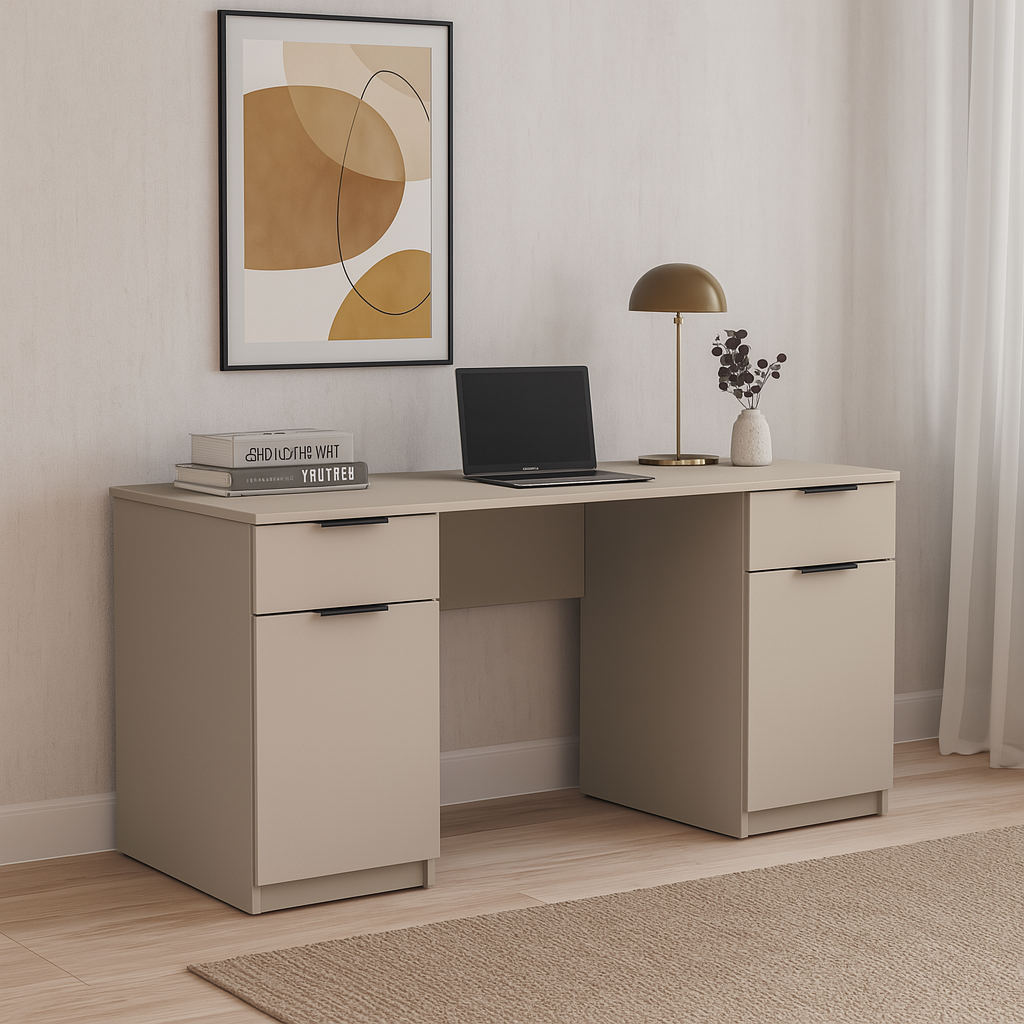 Стіл письмовий СП4 2Я2Д SENAM 750х1400х500 мм ДСП Кашемір