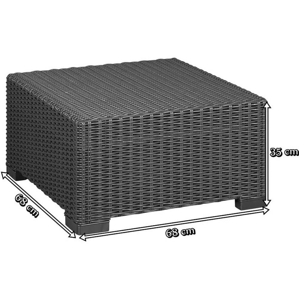 Стіл садовий Keter California table Коричневий (201390) - фото 4