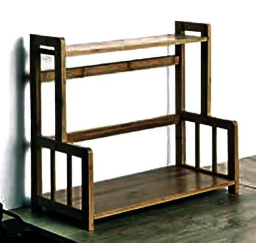 Полка настольная из дерева Аральск Капучино (ПСТ/004509)