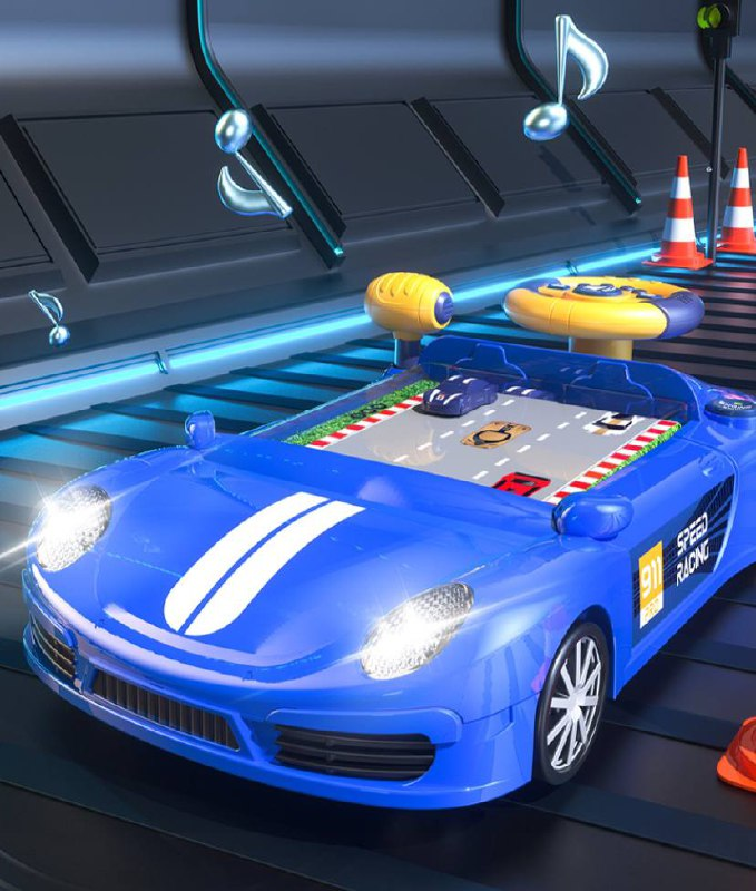 Іграшковий музичний автотренажер Fun Game Шалений драйвер англійська озвучка (SJ703B) - фото 4 Іграшковий музичний автотренажер Fun Game Шалений драйвер англійська озвучка (SJ703B) - фото 4