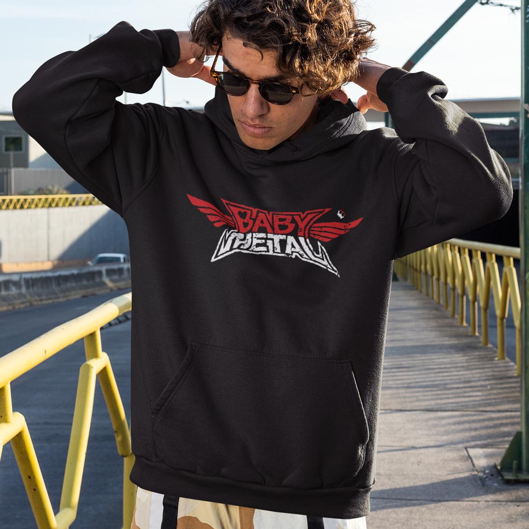 ᐉ Худи флисовый унисекс BabyMetal Not Maloik This Is Fox Sign 2XL