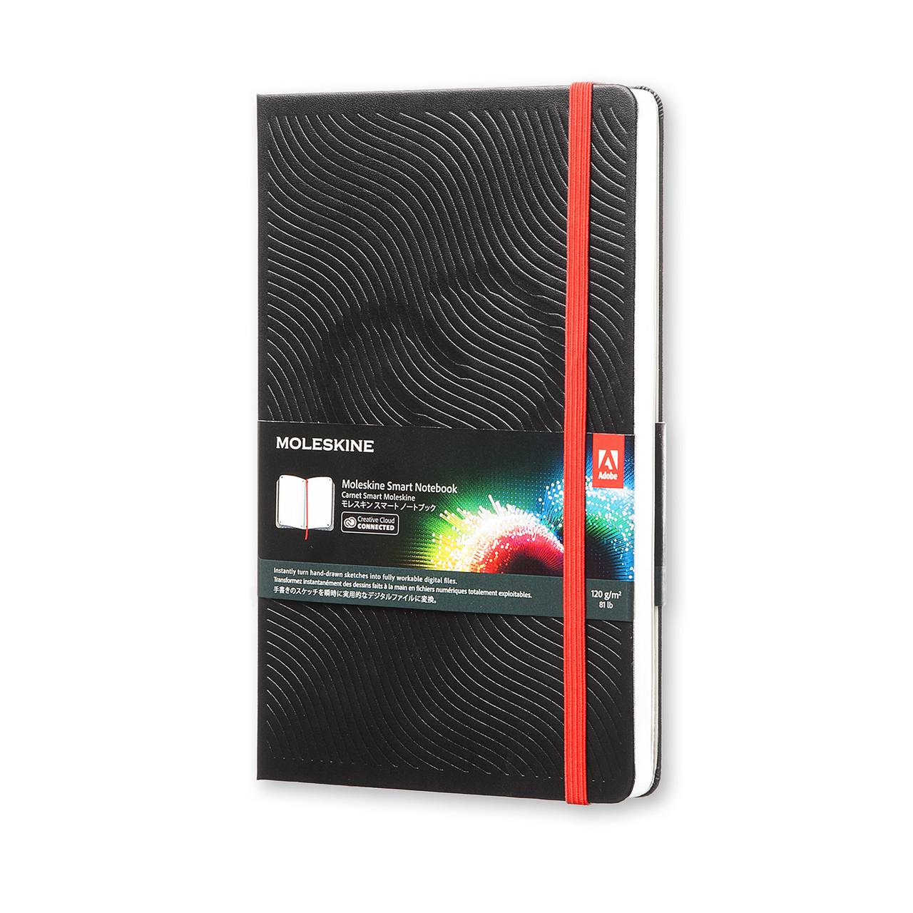 Блокнот Moleskine ADOBE Creative Cloud средний 13х21 см для набросков Черный (8051272890297)