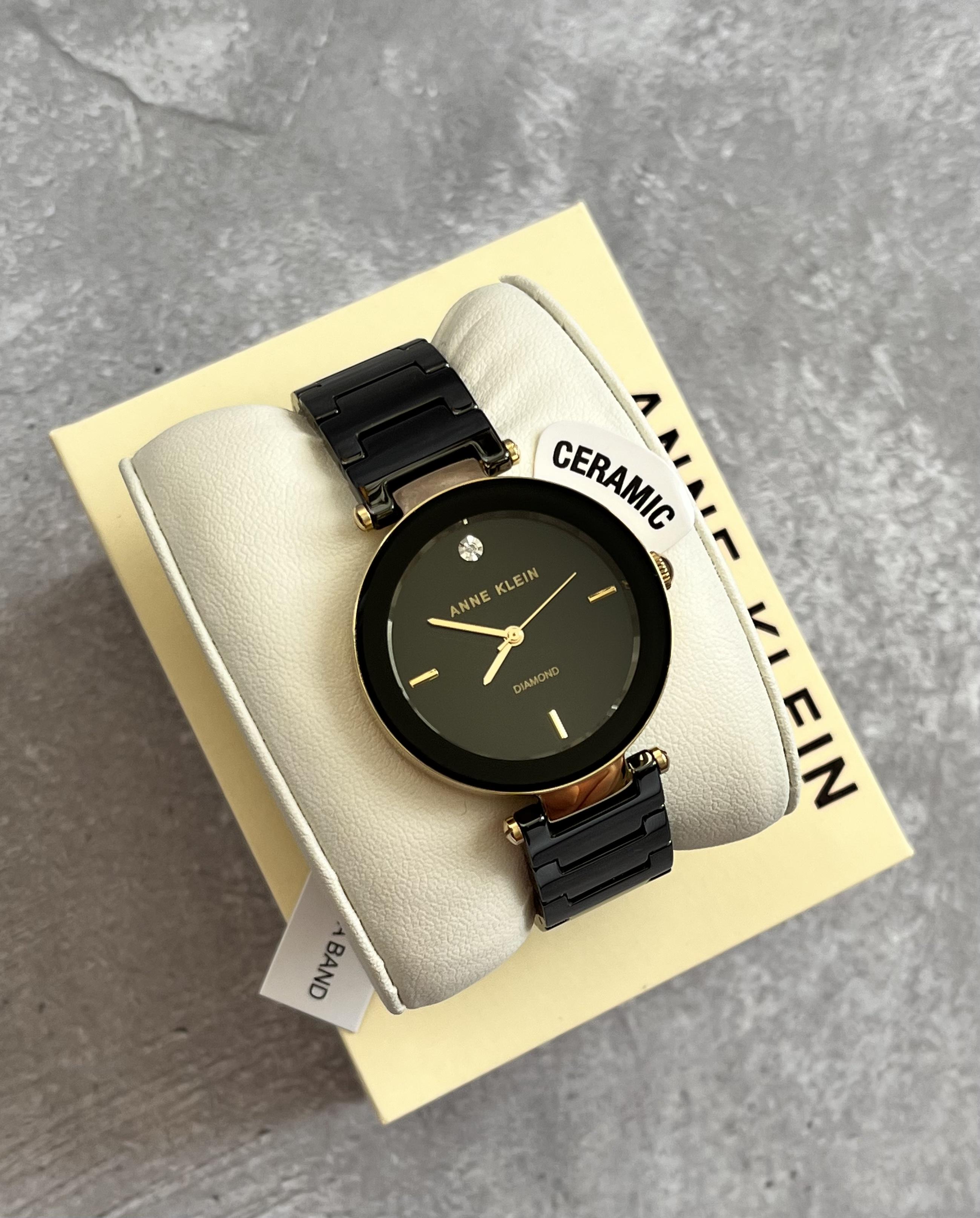 Часы женские Anne Klein AK/1018BKBK Черный (12297708) - фото 4