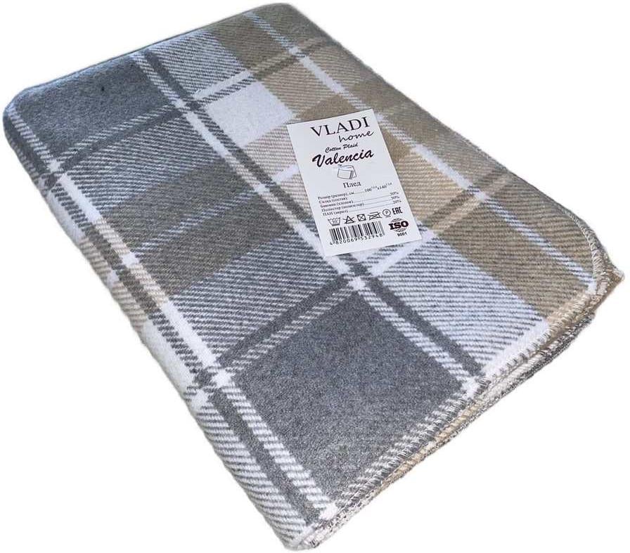 Плед хлопковый Vladi Валенсия №10 Picnic 140х200 см Разноцветный (5140207)