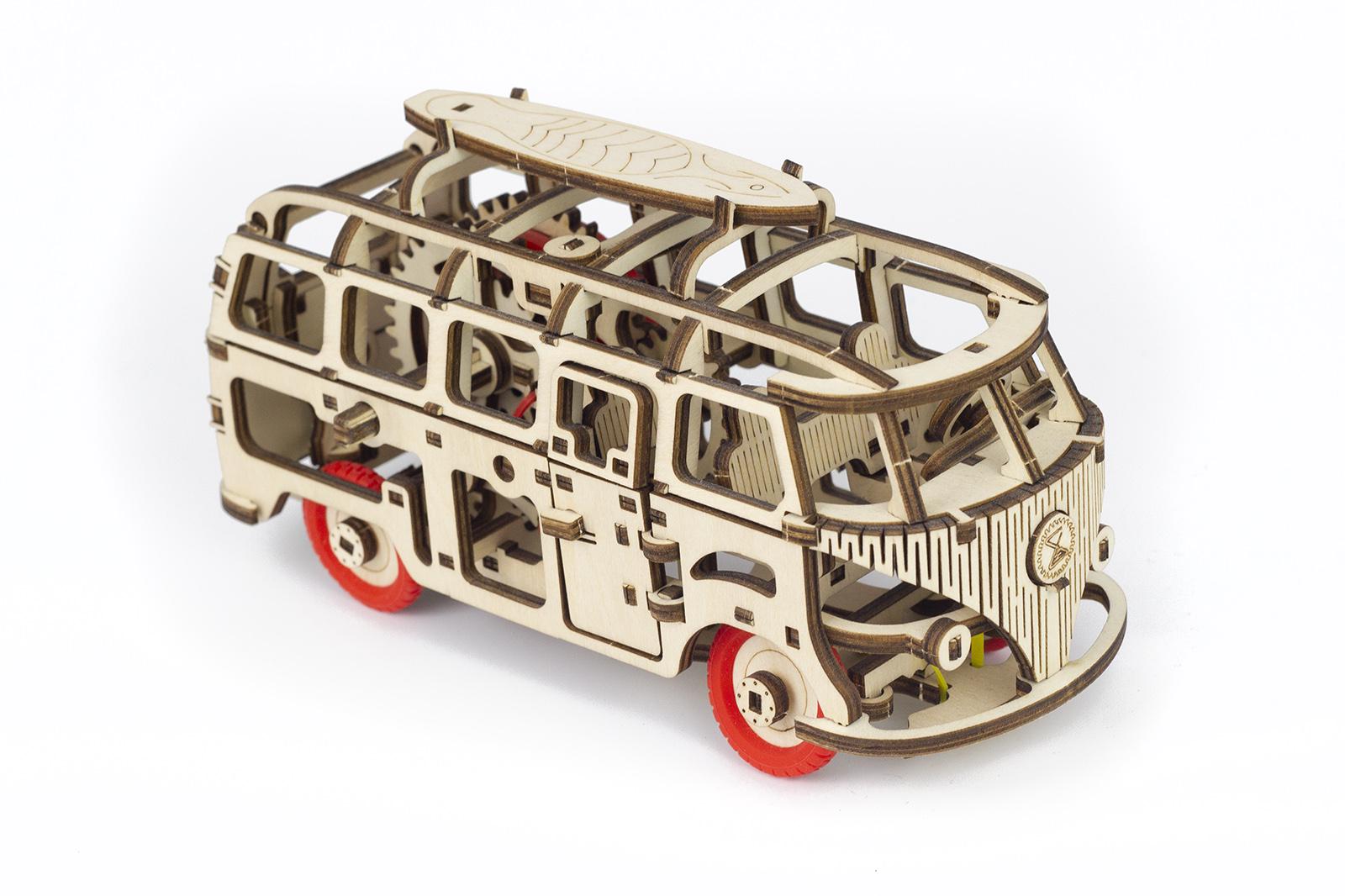 Конструктор механічний 3D Time for Machine Dream van автомобіль Червоний (T4M380301RED) - фото 5
