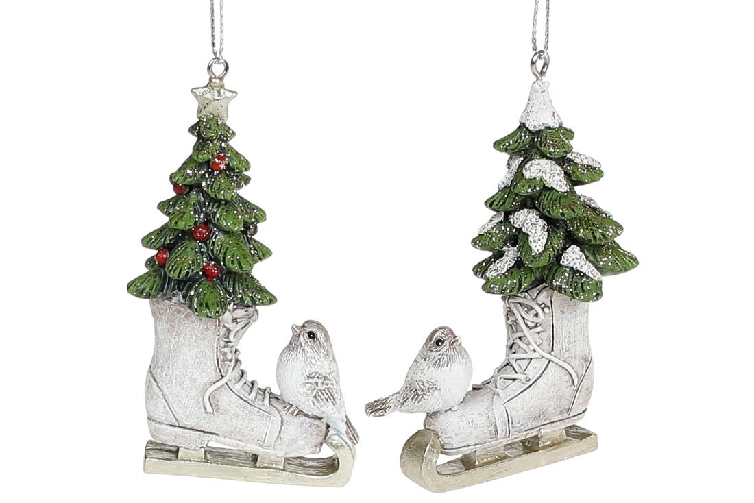 Набір ялинкових прикрас BonaDi 2 шт. (707-449)