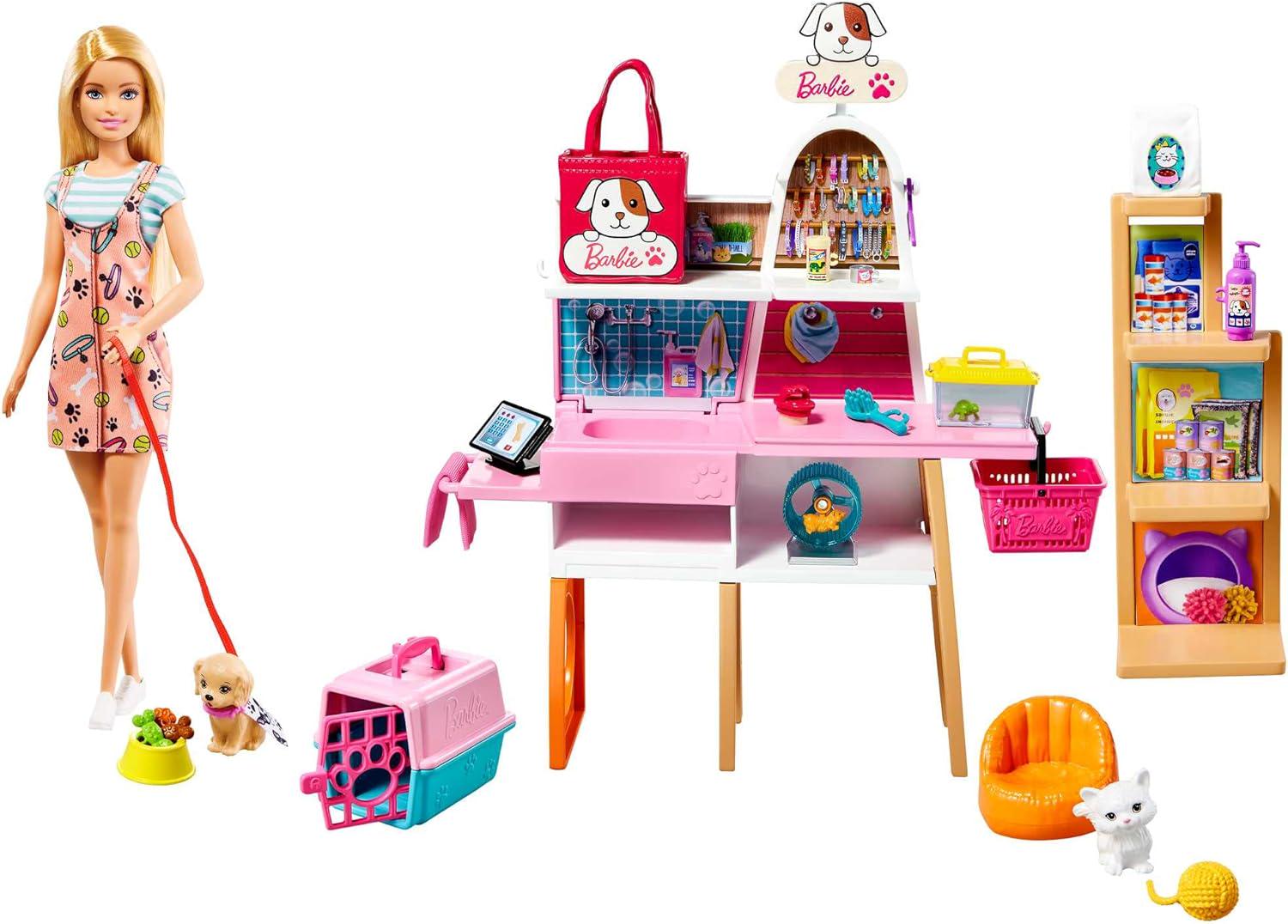 Игровой набор Barbie Gymnastics Set with Blonde Doll (25147721)