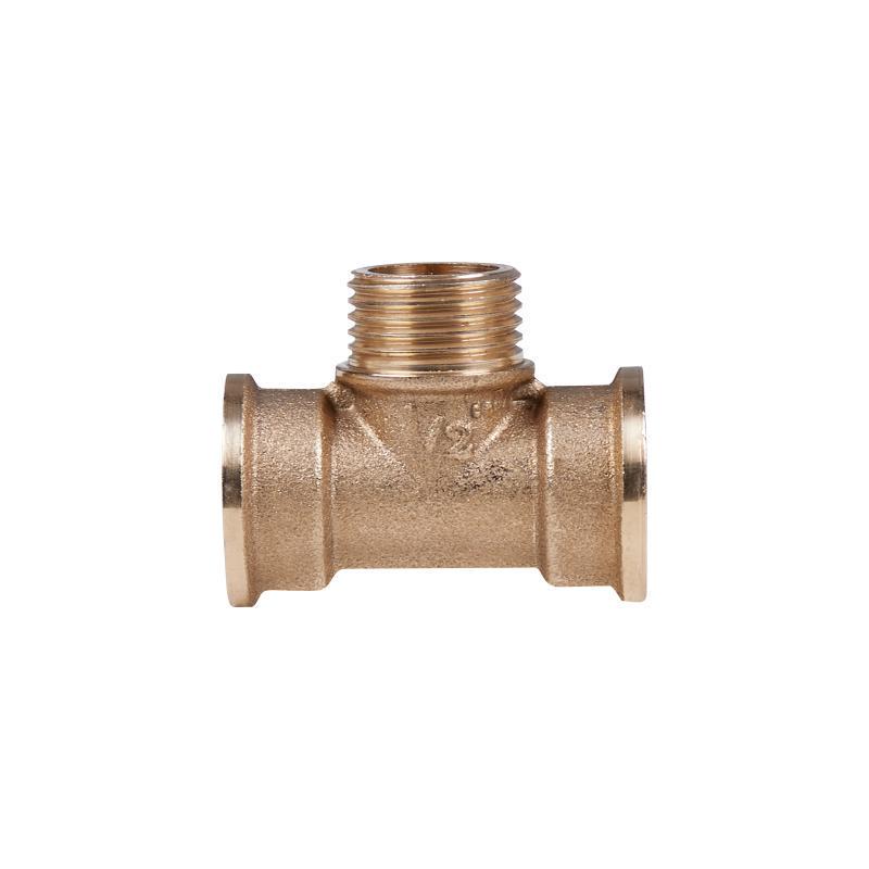 Тройник SD Plus SD41515 1/2" ВНВ латунь (FRRS00047859) - фото 3