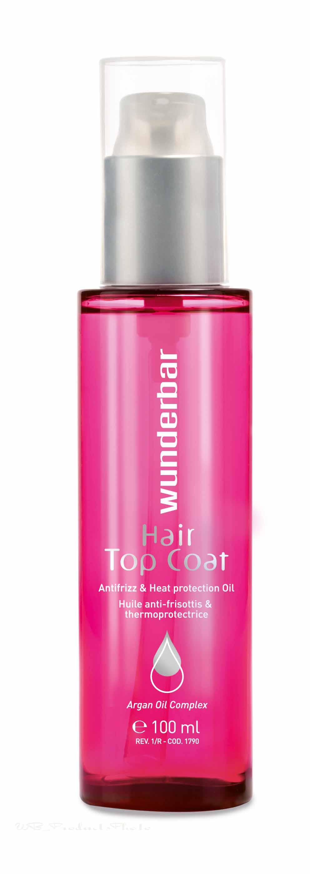 Масло для волос WUNDERBAR Hair Top Coat для термозащиты волос с аргановым маслом 100 мл (8956313)