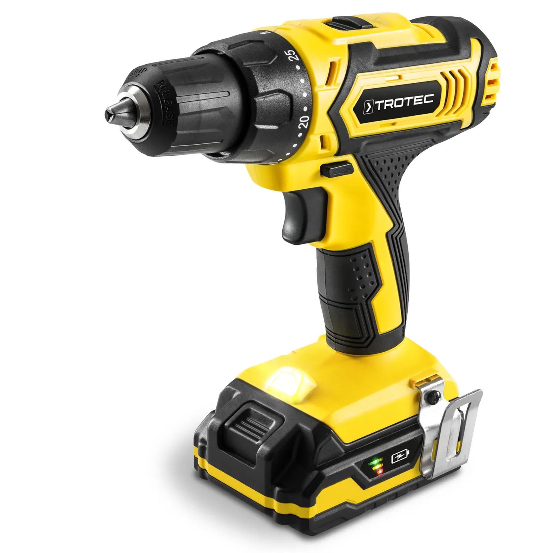 Дрель-шуруповерт аккумуляторная Trotec PSCS 11-20V с кейсом (4410000302) - фото 3 Дрель-шуруповерт аккумуляторная Trotec PSCS 11-20V с кейсом (4410000302) - фото 3