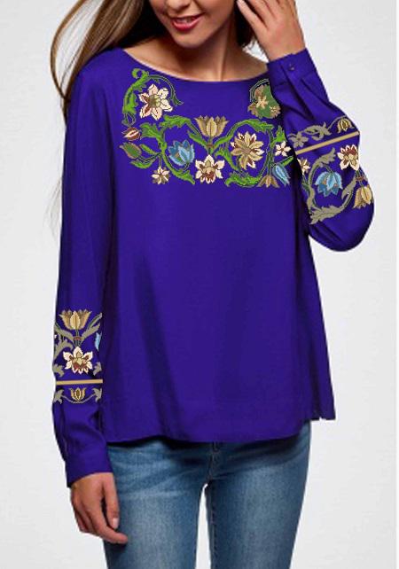 Заготовка для вишивки нитками або бісером сорочка СЖ-95 домоткане полотно Заготовка для вишивки нитками або бісером сорочка СЖ-95 домоткане полотно