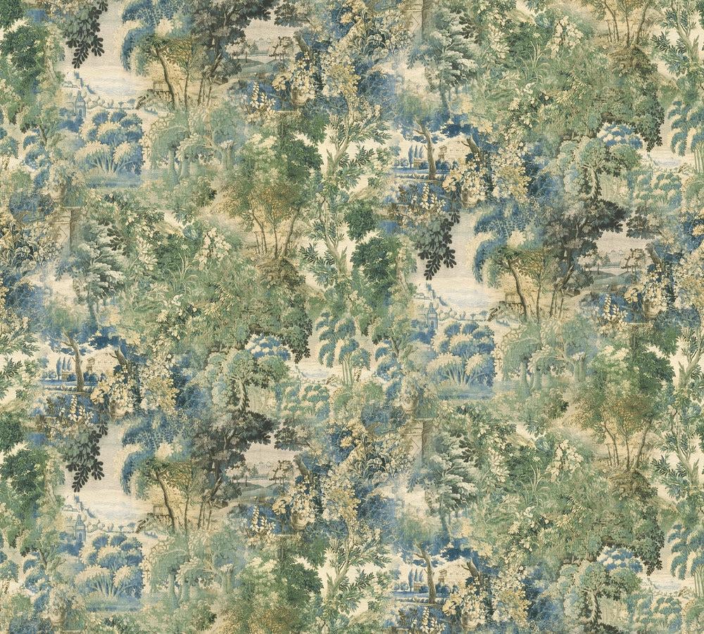 Обои виниловые на флизелиновой основе A.S. Creation Garda 38731-1 Зеленый (13557065)