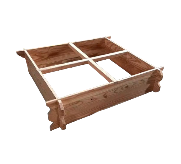 Овощная грядка сорт АВ лиственница Плотник 800х800х180 мм (4917)