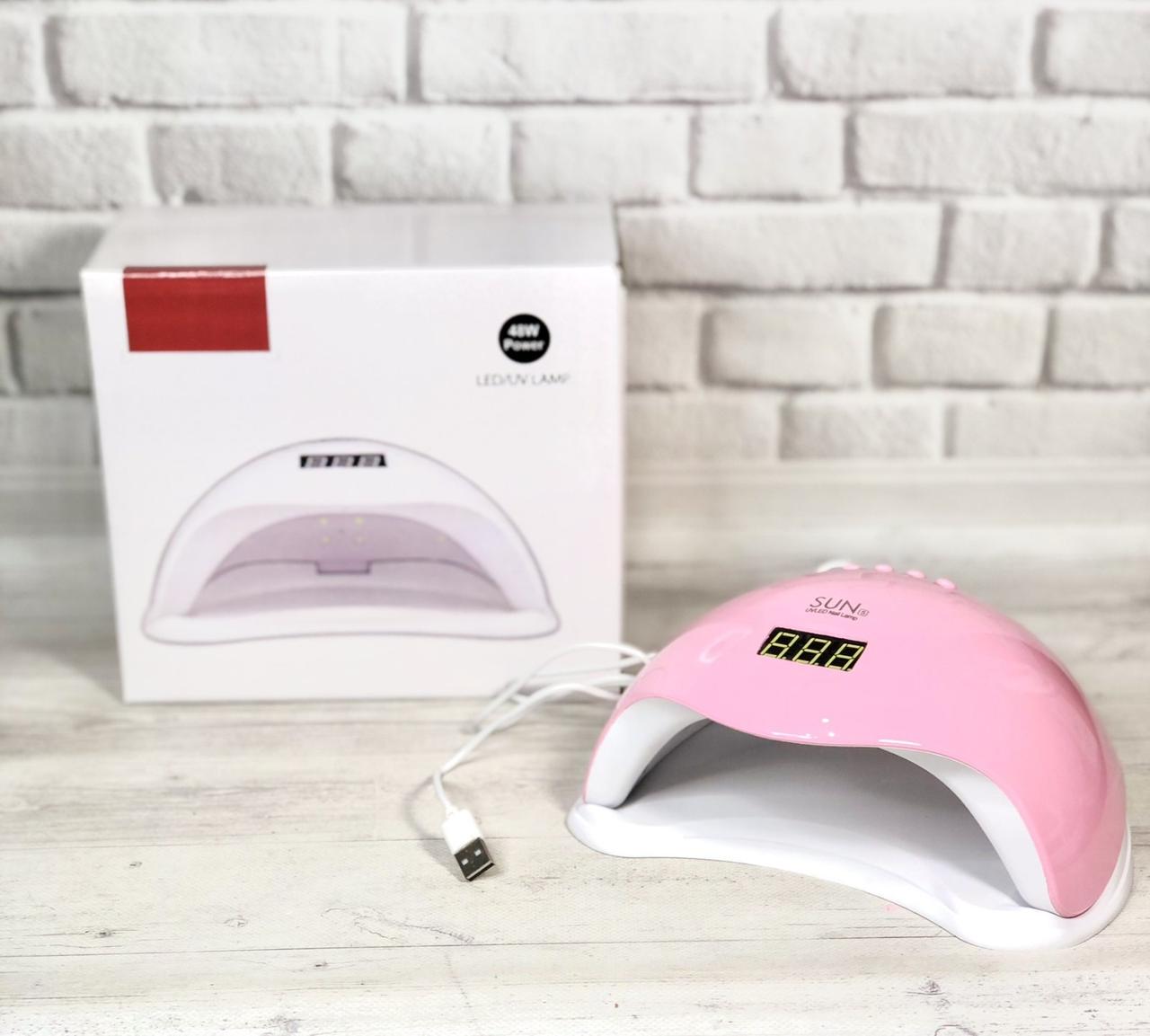 Лампа для маникюра UV+LED SUN 5 USB, 48 Вт White - фото 2 Лампа для маникюра UV+LED SUN 5 USB, 48 Вт White - фото 2