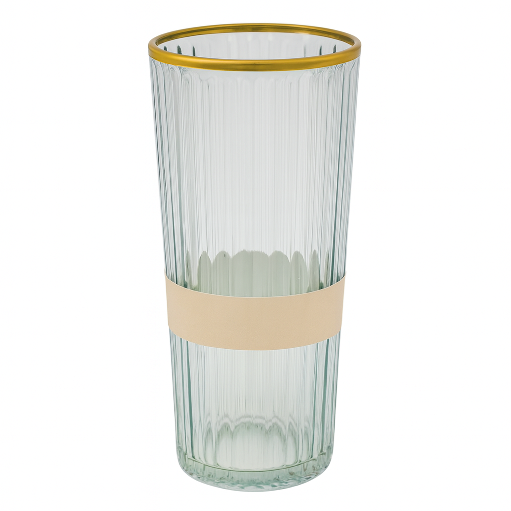 Ваза Stenson R93901 Best Wishes стеклянная 26х10 см (604445)