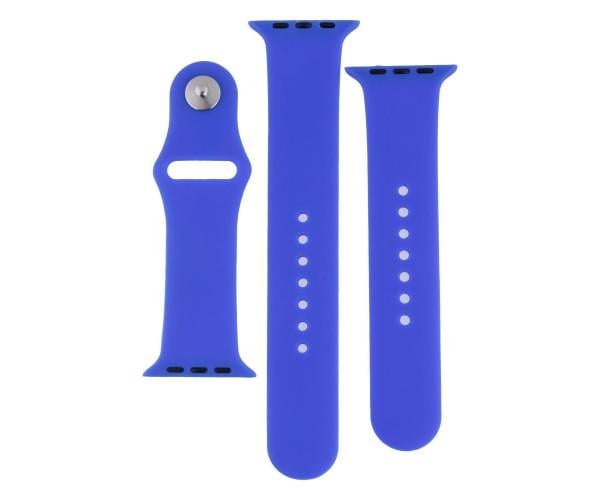 Ремінець Silicone Two-Piece для Apple Watch 44 42/44 мм Shiny blue