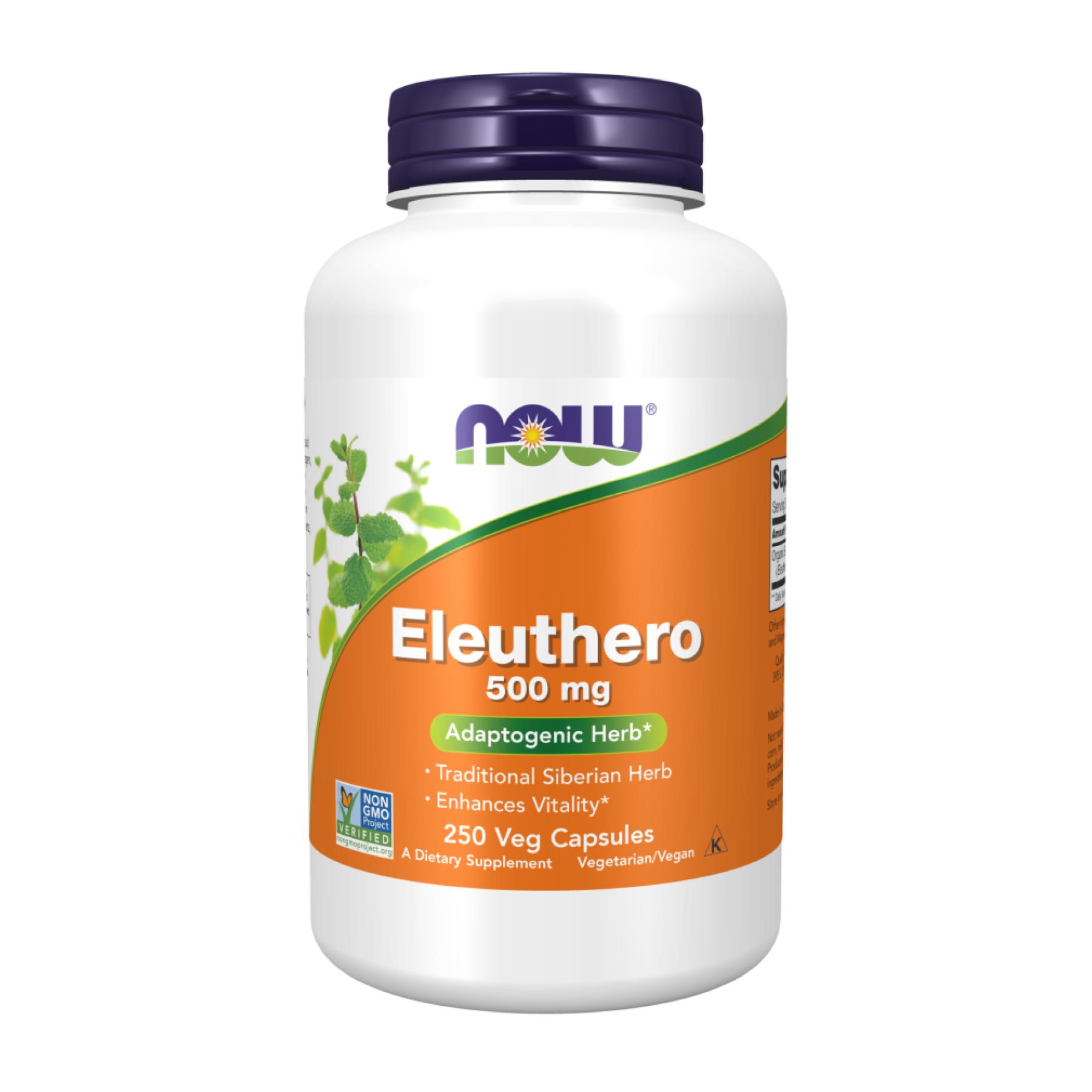 Натуральная добавка Eleuthero 500 mg 250 vcaps (2022-10-0704)