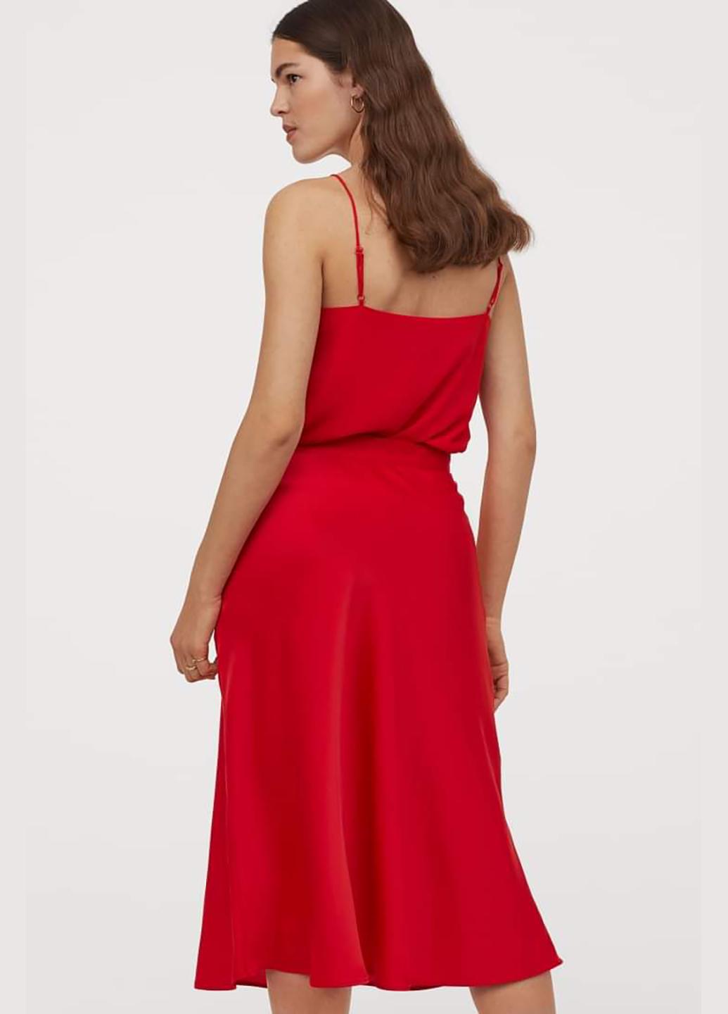 Юбка H&M S Красный (950161001b42)