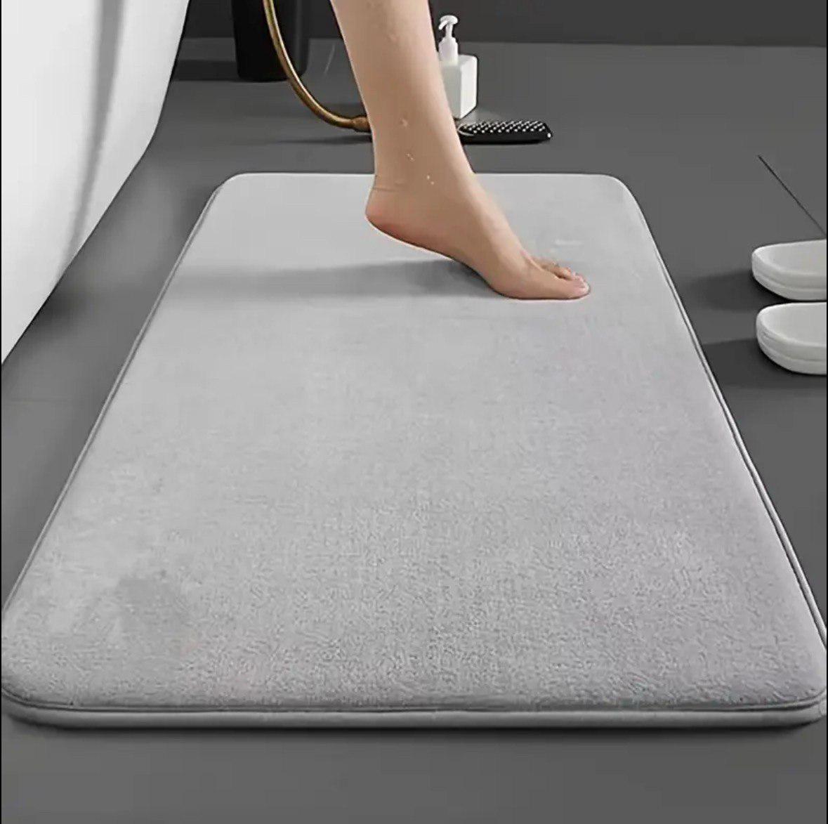 Коврик для ванной Smooth Premium Memory Foam 80х50 см Серый (KSmooth0002) - фото 8 Коврик для ванной Smooth Premium Memory Foam 80х50 см Серый (KSmooth0002) - фото 8