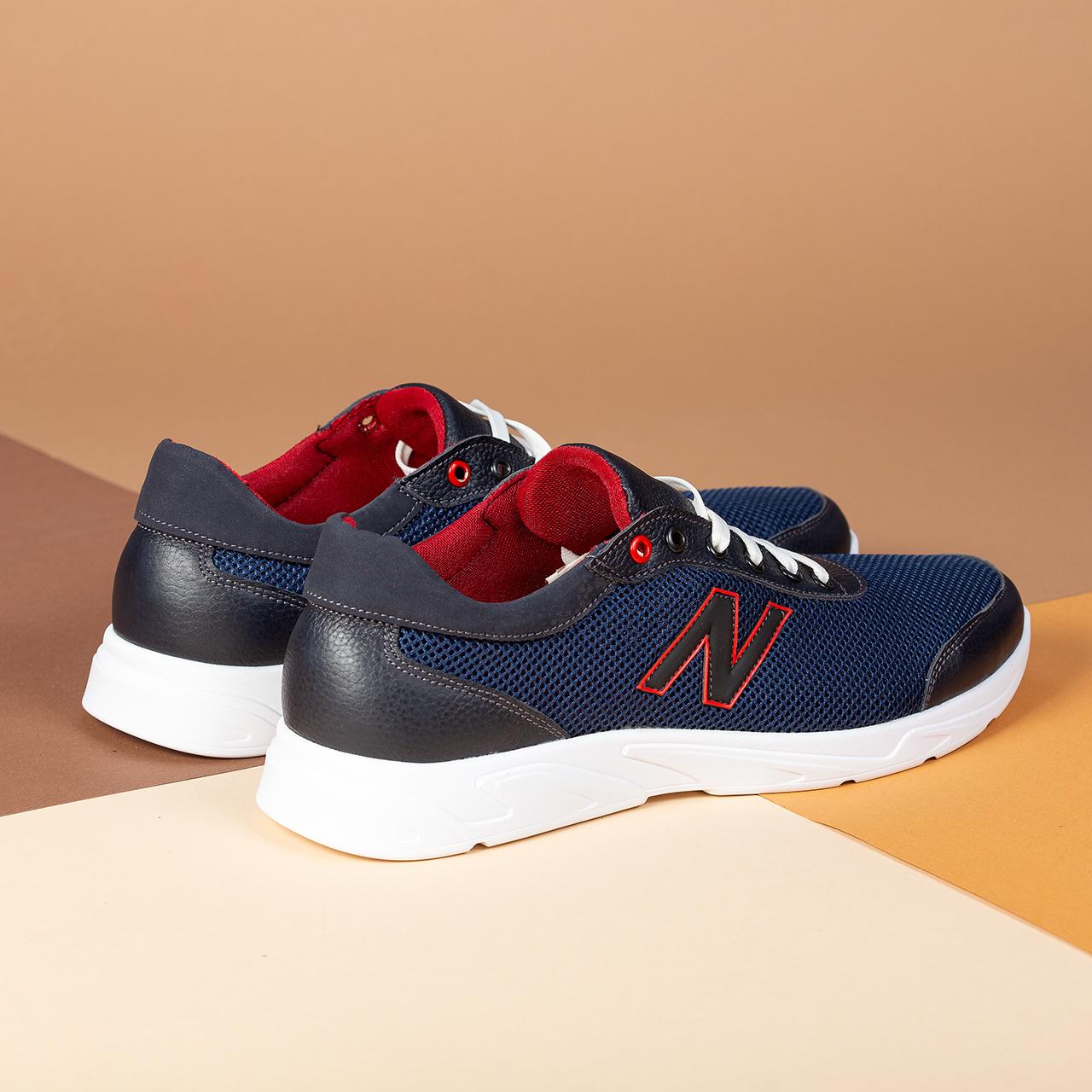 Кросівки чоловічі літні М-N батал р. 50 33 см Синій (28095436) - фото 5 Кросівки чоловічі літні М-N батал р. 50 33 см Синій (28095436) - фото 5