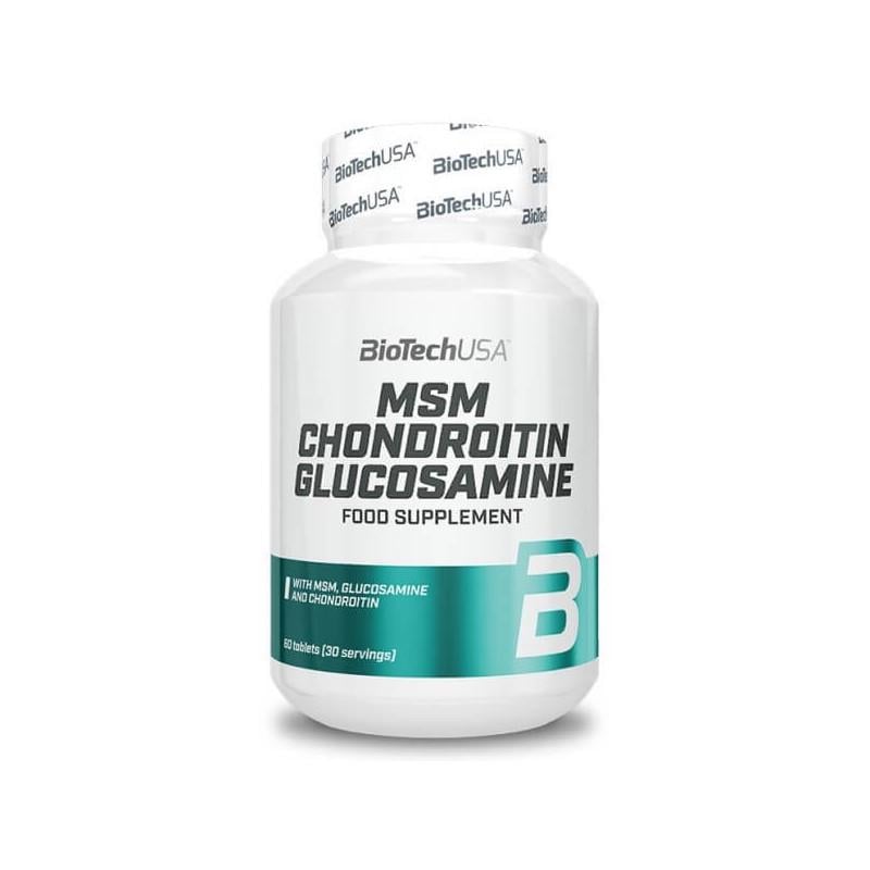 Хондропротектор Biotech Glucosamine Chondroitin MSM 60 табл. (1883360856)