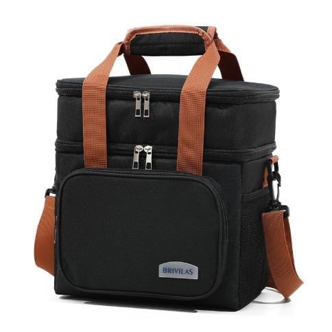 Термосумка 10954 16,5х21,5х24,5 см Чорний (4569973) Термосумка 10954 16,5х21,5х24,5 см Чорний (4569973)