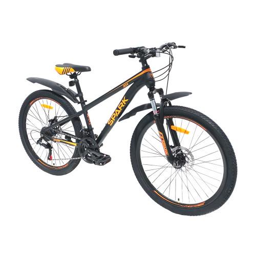 Велосипед Spark JOY колеса 26"/сталева рама 13" Чорно-помаранчевий (26351970) - фото 2