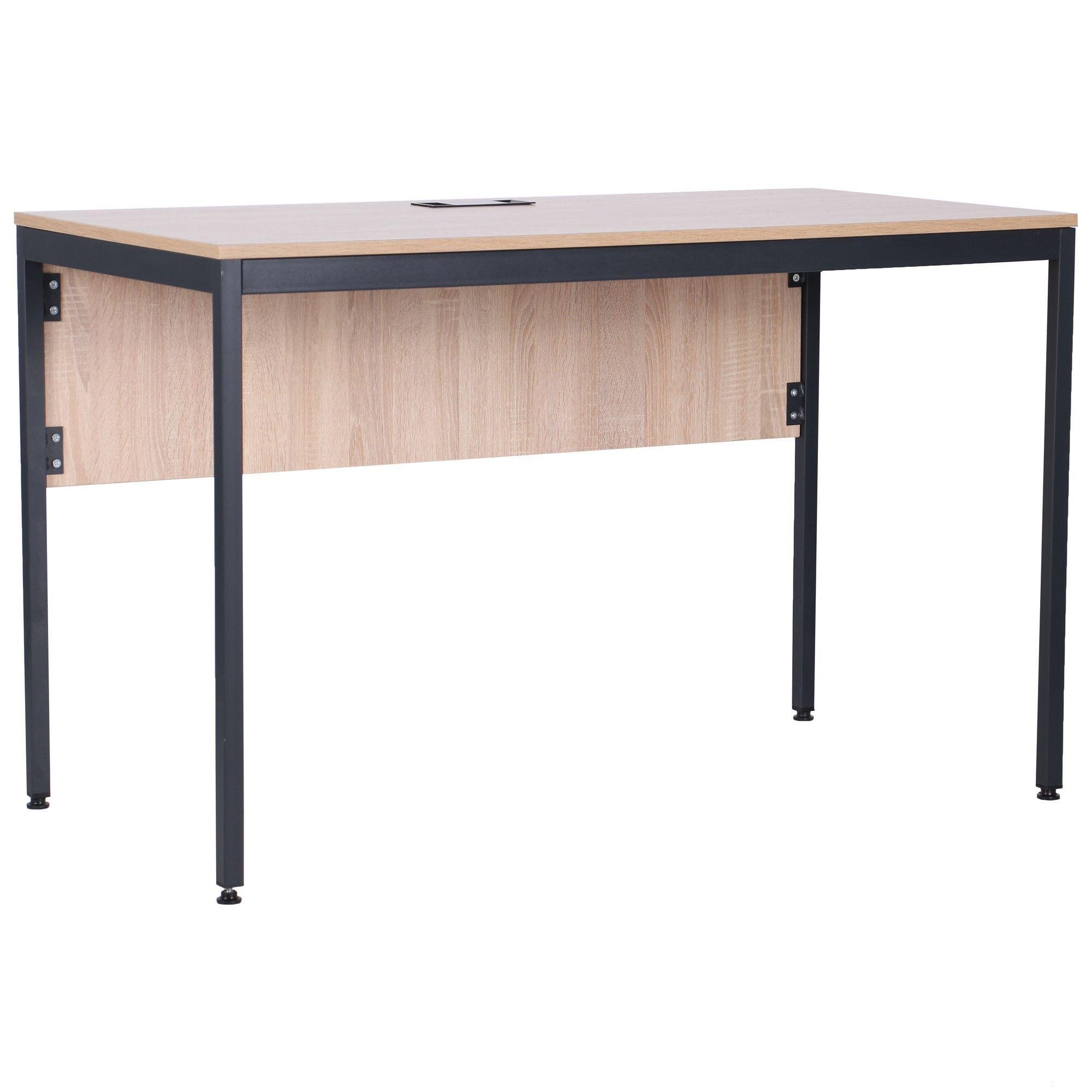 Компьютерный стол AMF Осло Графитовый/Дуб Сонома (43135)