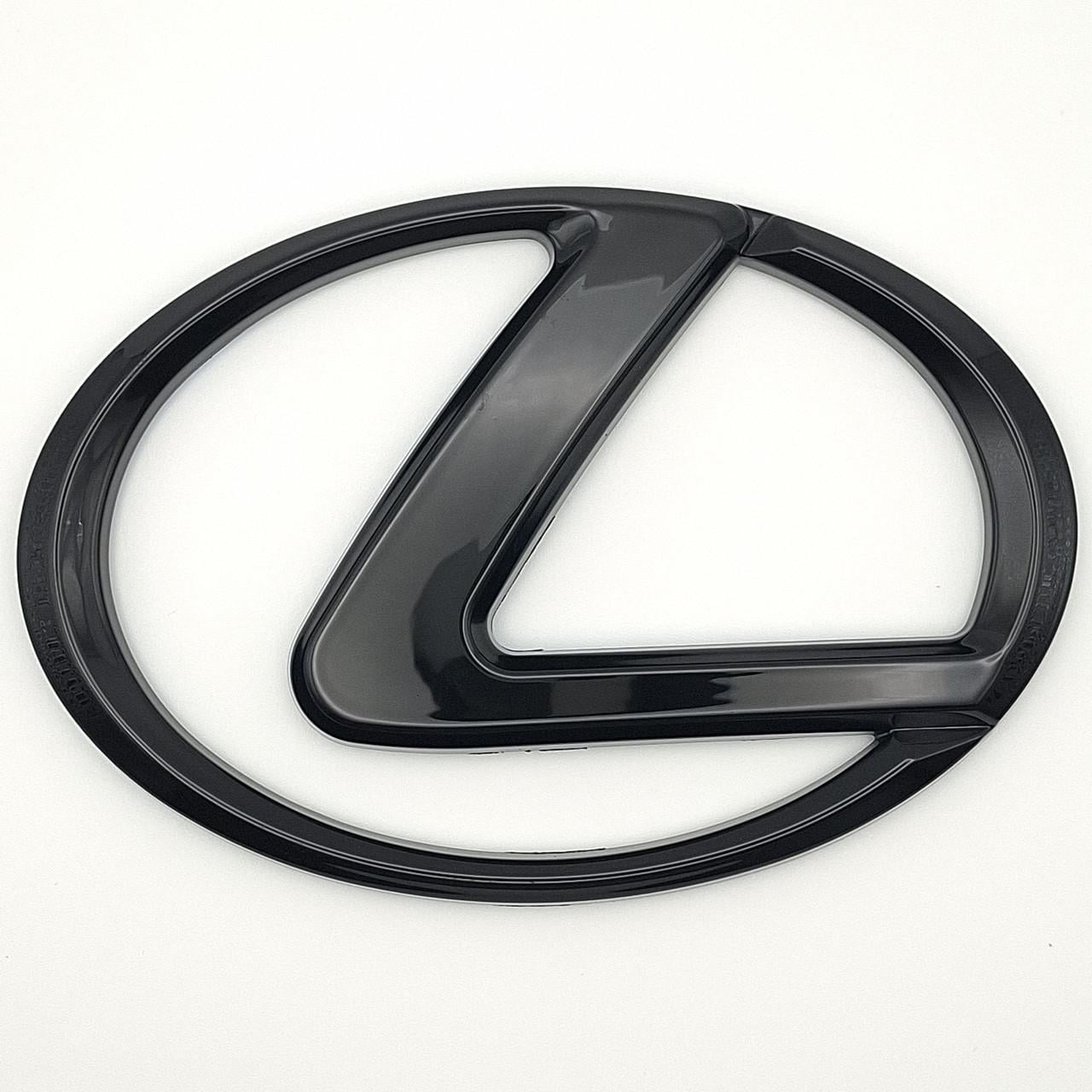 Эмблема Lexus ABS 130х89 мм Черный глянцевый (2642408390)