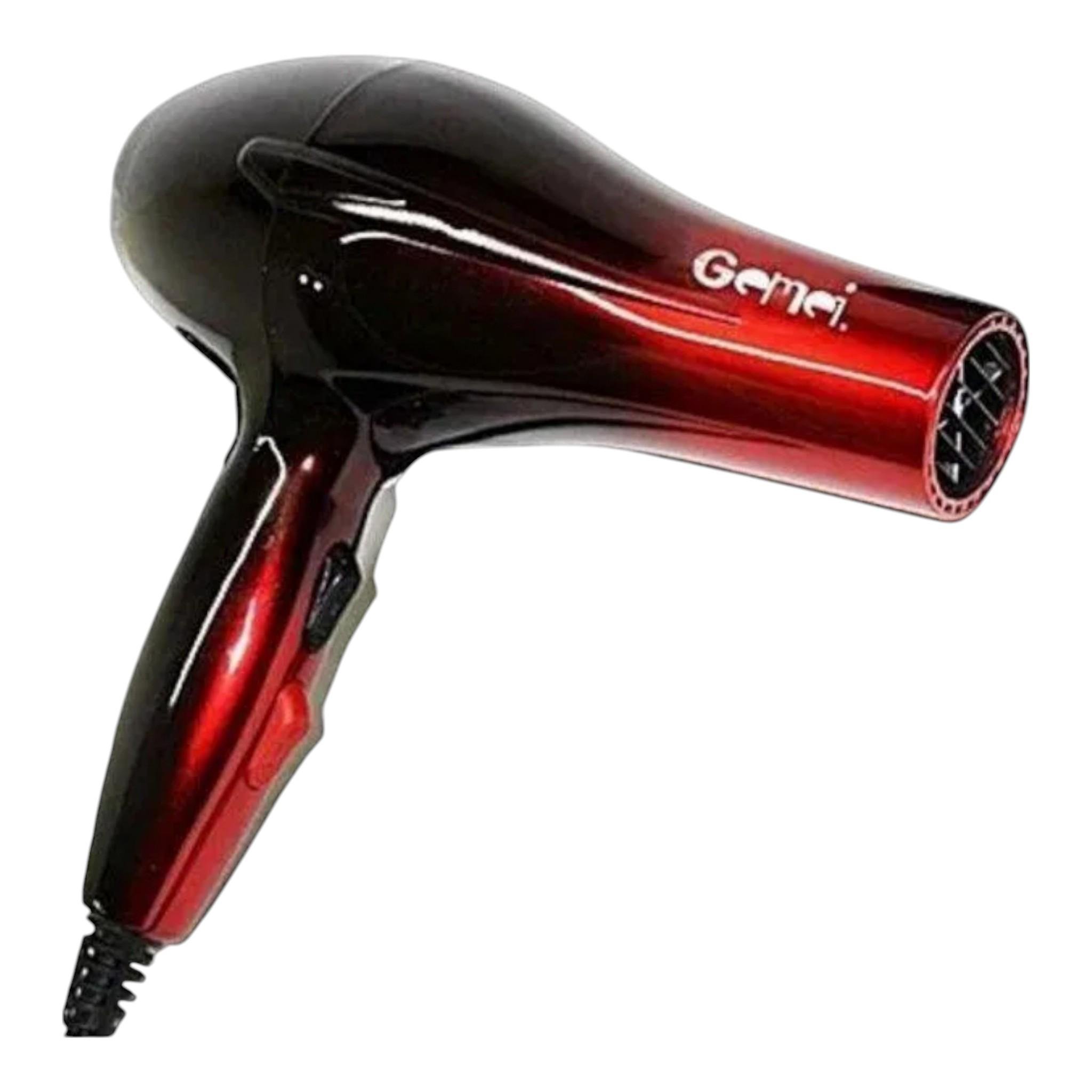 Фен Gemei GM-1719 для укладки и сушки волос с насадкой-концентратором 1800W (Н_GM1719)