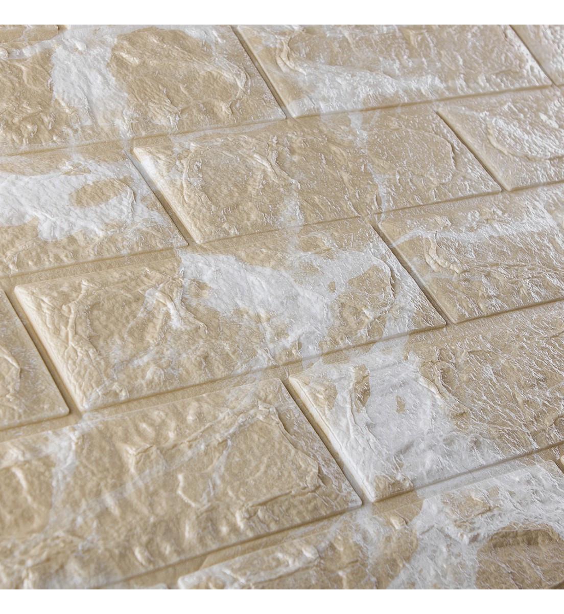 3D-панель Мрамор фактурная самоклеющаяся 700x770x5 мм Капучино - фото 2 3D-панель Мрамор фактурная самоклеющаяся 700x770x5 мм Капучино - фото 2